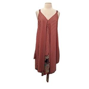 Bella Moda Flowy Long Midi Sun Dress Coverup Womens Plus Sz 2X Sleeveless